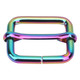 25mm Rainbow Non-Welded Metal Triglide Slider Buckles (Pack of 2)